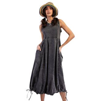MATISSE MINERAL WASHED CARGO MAXI DRESS