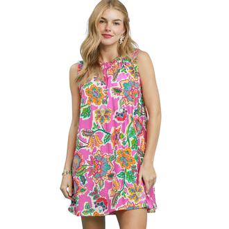 ENEWTON JEWELRY Abstract Print Sleeveless Shift Dress